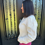 Aliza Sweater in Ivory