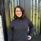 Spanx AirEssentials Turtleneck Tunic in Black