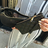The Donna Mesh Purse in Black