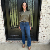 Spanx EveryWear Flare Jeans in Poseidon