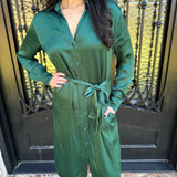 Galina Midi Dress in Rainforest