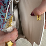 The Charming White Handbag