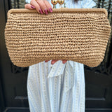 Nonna Straw Clutch
