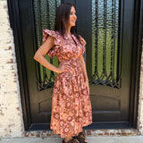 Pinky Multi Floral Dress