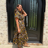 Lena Wildflower Maxi Dress