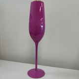 Sugar Plum Champagne Flute Glasses