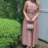 Check Maxi in Terracotta