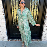 Kali Maxi Dress in Green