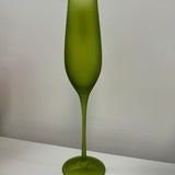 180 Degrees Frosted Flute Champagne Glasses