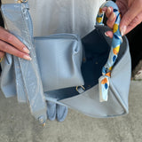 Tulum Leather Purse in Blue