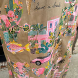 Vilagallo Cali Midi Button Up Shirt Dress