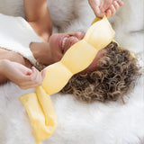 Nodpod Weighted Eye Mask in Butter Yellow