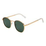 ISea Cooper Sunglasses in Gold/Green
