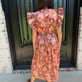 Pinky Multi Floral Dress
