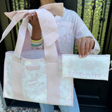 Case-Mate Jelly Bow Tote w/ Phone Pouch in Ballet Pink Afternoon Rosé Bow