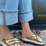 4ccccees Mellow Moa Sandals in Brass