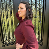 Ash Sweater in Burgundy