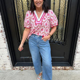 Love is in the Air Top in Pink