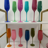 Sugar Plum Champagne Flute Glasses