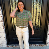 Clarissa Puff Sleeve Floral Top