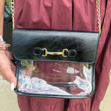 Clear Purse in Black