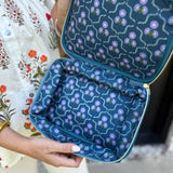 Mary Square Make Me Blush Bag in Pink Floral and Venice Vines