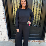 Spanx AirEssentials Luxe Crew Neck in Black