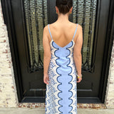Lavi Patricia Lucite Strap Maxi in Blue