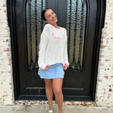 Beach Whip Stitch Sweater