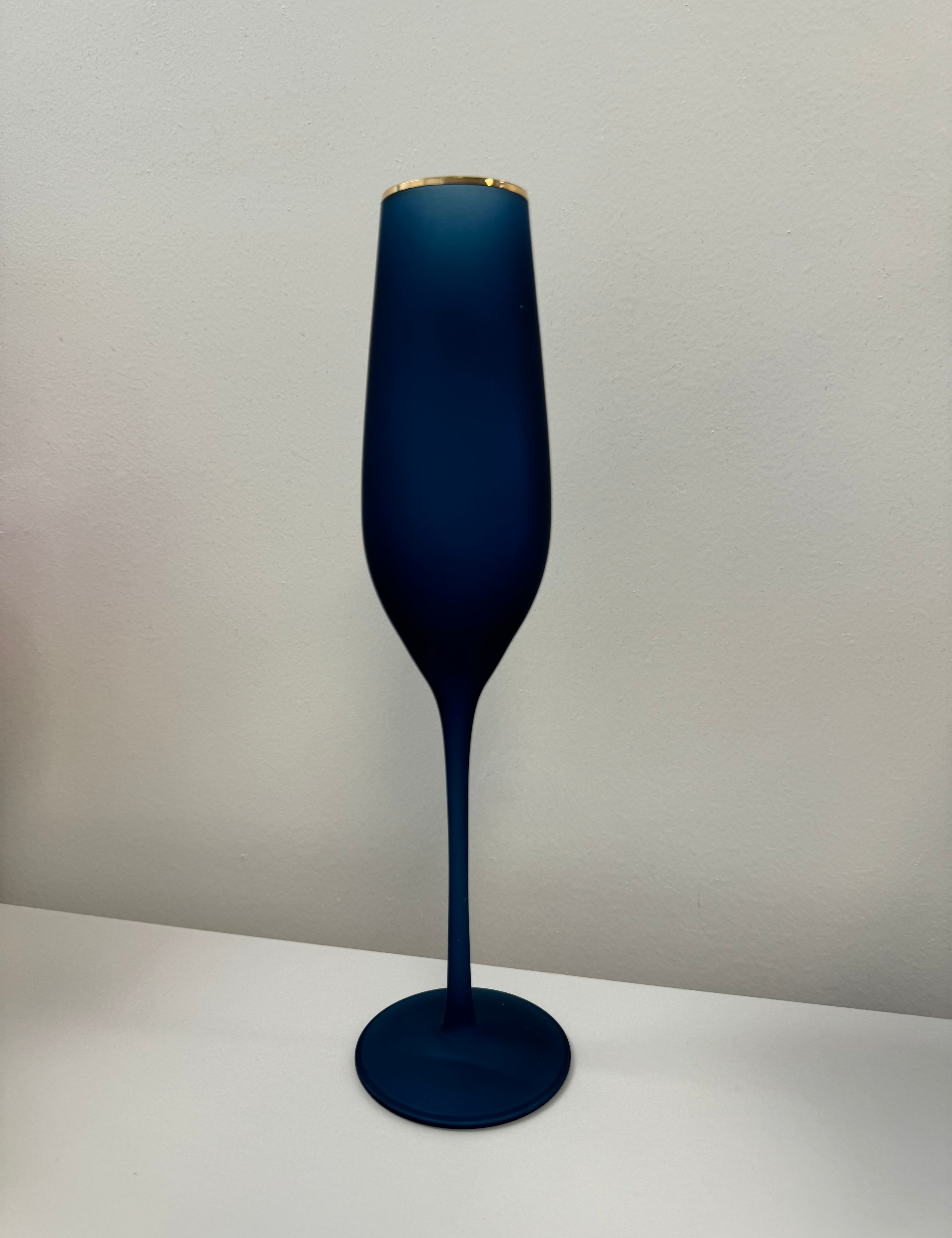 180 Degrees Frosted Flute Champagne Glasses