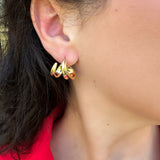 Wrap Earrings in Gold