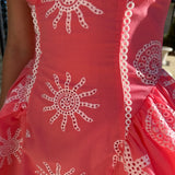 District Dress in Coral