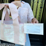 Case-Mate Jelly Bow Tote w/ Phone Pouch in Ballet Pink Afternoon Rosé Bow