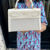 The Charming White Handbag