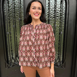 Elroy Top in Brown