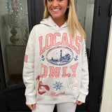 Locals Printed Comfort Fleece Hoodie & Jogger Set