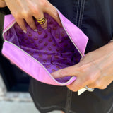 Mary Square Let's Face It Bag in Pink Floral and Venice Vines