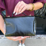 Clear Stadium Bag in Black