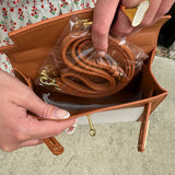 The Charming Handbag in Tan Brown