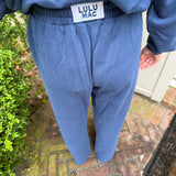 Lulu Mac Terry Cloth Pant in Navy