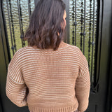 Pasquette Sweater in Mocha Stripe