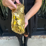 Mini Knot Bag in Gold