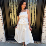 Notting Tiered Midi Dress