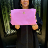 Mary Square Let's Face It Bag in Pink Floral and Venice Vines