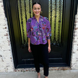 Maude Elsa Top in Purple Sparkle