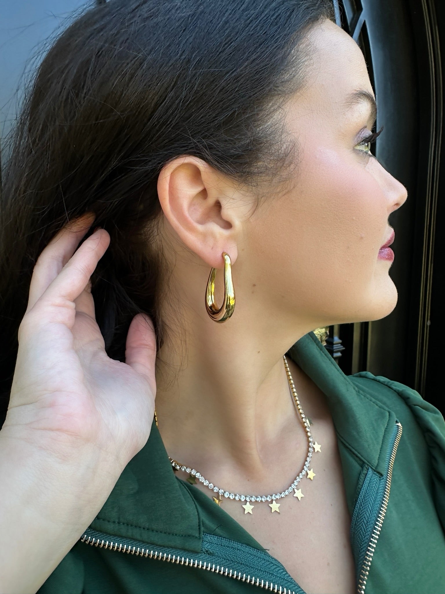 Small Sophie Earrings in Gold