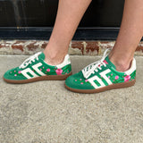 Back 70 Ghost Sneakers in Green Floral