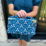 Mary Square Kiss and Makeup in Pink Floral and Venice Vines