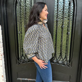 Veronica Top in Midnight Floral