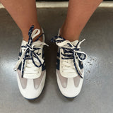 Back70 Venice Slip-On Sneakers in White/Navy